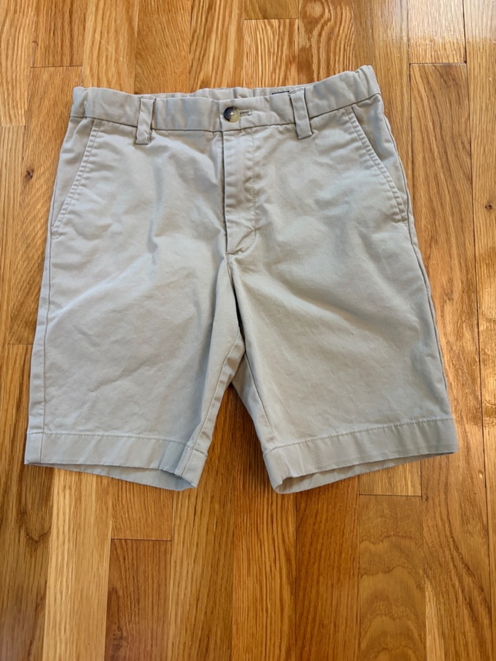 Vineyard Vines Boys Light Gray Chino Shorts